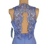 PromGirl Tawny Blue Maxi Dress Gown L Lace Detail Racerback Design Prom Wedding Photo 4