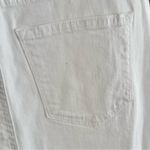 Sonoma  Skirt Denim Fray Release Hem A-Line White 8 Stretch Party Work Trendy Mod Photo 12