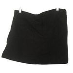 Lands’ End Women's Skort Skirt Shorts with Attached Under Shorts Size 14 Black Photo 0