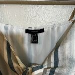 Forever 21  Romper Blue Striped White Long Sleeve Small Photo 1