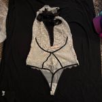 Victoria's Secret NWT  VerySexy Lace High Neck Halter Teddy Bodysuit Photo 2