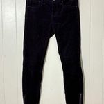 Ralph Lauren  Rugby Corduroy Pants Zipper Ankle Flat Front Womens Purple Size 4 Photo 0