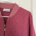 Vintage Alfred Dunner women’s quilted quarter zip jacket —‎ medium Pink Photo 3