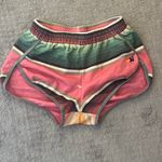 Aviator Nation sweat shorts in Tulum Rainbow Photo 5