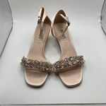 Badgley Mischka NWOB  Teasha Wedge Sandal size 6 soft nude Photo 2