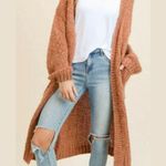 Doe & Rae  Duster Sweater Cardigan Size Small Photo 1