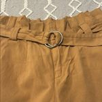 Lush Clothing Lush Tan Capris with Belt Photo 3