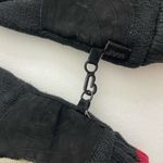 Gap adult black gray red connectable double lined thick soft warm knit gloves Photo 4