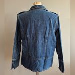 Bill Blass Vintage 90s Peplum Jean Jacket Photo 2