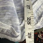 Anthropologie Akemi + Kin Ezri Sweater Top Sz XS Blue Space Dye Asymmetrical Photo 7