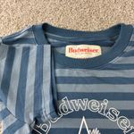 PacSun NWT Budweiser Crop Top Striped Blue Graphic T Shirt Women's Size M Photo 2