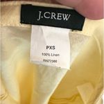 J.Crew  Yellow Linen Skirt Photo 5