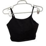 Amazon Classic Black Brami Top Cami Built In Bra Longline Tank Sports Bra Size Medium Photo 0