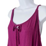 Torrid Womens Purple Tiered Cami Swiss Dot Crinkle Gauze Top Adjustable Sz 4X Photo 5