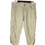 Woolrich  Cargo Cropped Hiking Pants Size Small Tan Photo 0