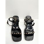 MIA Sandals Womens Size 7 Black Studded Chunky Heel Y2K Photo 2