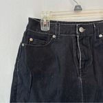 Forever 21  Faux Denim Mini Pencil Skirt M Black Photo 4