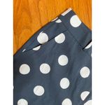 Loft Unique Polka Dot Cropped Wide Leg Gaucho Pants Size 8 Career Casual Photo 1