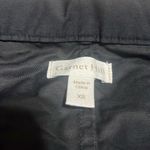 Garnet Hill Twill Cargo Jacket Belted Roll-Tab Sleeves Carbon Blue XS Photo 6