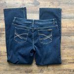 Chico's  So Slimming Womens Dark Wash Bootcut Jeans Rhinestones Size 2R Photo 6