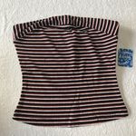 Free People Show Me Stripe Tube Top Black Canyon Combo Small New Photo 0