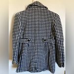 Juicy Couture  90’s Navy&White Polka Dot Wool Blend Double Breasted Peacoat #Bl Photo 6