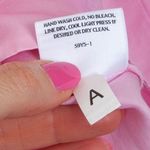 Eileen Fisher Eileen Fisher Womens Silk Blend Button Down Blouse Size M Pink 3/4 Sleeve Boxy Photo 6