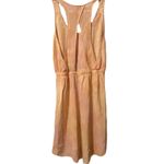 Aritzia Wilfred 100% Silk Dress Pink Peach Open Back XS Photo 4