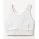 Athleta S Train Free Longline Sports Bra Bright White Small D-DD Photo 2