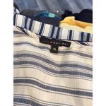 West Kei Stitch fix XL Cross Over Blouse Top V Neck Linen Blend Photo 4