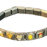 Disney Women's  Charm Bracelet One Size Silver Gold Multi-color Photo 0