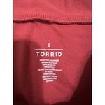 Torrid  Plus Size 2X Red Rayon Pencil Skirt, new Stretch Waist Photo 4