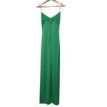 Alice + Olivia  Valli Cut Out Cami Maxi Dress Garden Green Size 6 Photo 7
