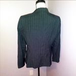 Black Label by Evan Picone black striped blazer Photo 4