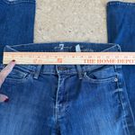 7 For All Mankind  Dark Wash Distressed‎ Lexie Straight Leg Jeans Size 27P EUC Photo 5