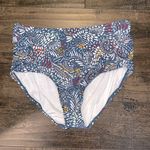Jantzen NWOT  Paisley Puzzle Comfort Core Swim Bottoms - Azure Photo 1
