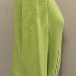 Cato Green Zipper Long Sleeve Large Sweater Photo 2