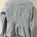 Brooks Brothers  Moon Sky Blue Herringbone Wool Tweed Blazer‎ Jacket Sz 2 P Photo 4