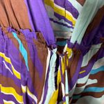 Diane Von Furstenberg  Multicolor Swimsuit Cover up 100% Cotton Women's Medium Photo 2