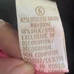 Dana Buchman  Vintage Black Velvet Silk Straight Leg Pants 6 Photo 7