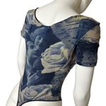 Cosabella Feminine, intimate romantic Bodysuit blue rose - Size Large (Fits M) Photo 7