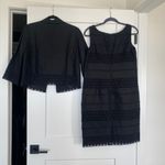 Talbots Womens Size 6P BLACK Eyelet Sleeveless Sheath Dress Suit NWT Photo 8