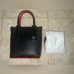 Christian Louboutin  Cabata Mini Spiked Tote Black/Red | Sold Out Online | NWOT Photo 5