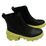 Sorel NWOT,  Brex Waterproof Chelsea Boot, Black/Green, Sz 8 Photo 4