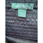 Wild Fable  Black Swiss Dot Tiered Ruffle Mini Dress Spaghetti Strap Photo 5