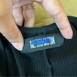 Reformation Black V Neck Ribbed Bodysuit XS Photo 6