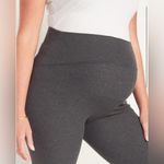 Old Navy New  Maternity Full-Panel Rib-Knit Leggings Heather Gray Size XXL NWT Photo 1