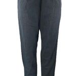 COS Women's Black Linen Straight High Waist Drawstring Pull On Trousers Pants 4 Photo 0