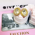 Givenchy Authentic RARE Vintage 18kt G.P Crystal Statement Earrings Photo 9
