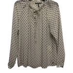 Scotch & Soda Maison Scotch Red Swiss Dot Top Long Sleeve Blouse 3 See Through Photo 0